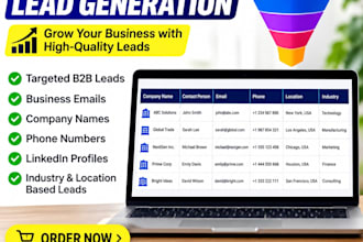 b2b lead generation and targeted email list for business