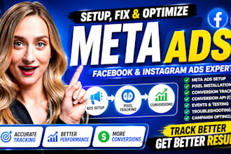 setup meta ads fix facebook instagram ads meta pixel conversion tracking