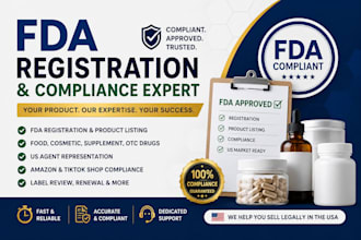 handle fda food facility registration, fsvp agent, import permit and compliance