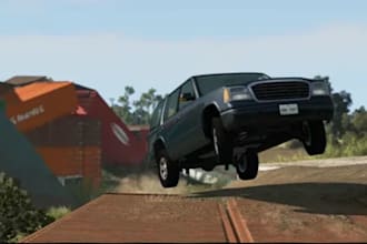 create a custom beamng vehicle mod with realistic features and customization