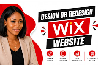 wix ecommerce, build wix website, wix website design, wix seo, wix redesign