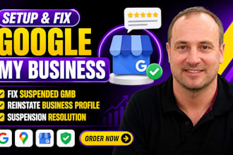 setup google my business fix suspended gmb reinstate business profile suspension