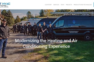 build hvac contractor website design home service website home renovation site