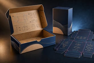 design custom box packaging and amazon fba mailer box design