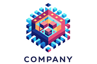 create a modern tech logo design for your business
