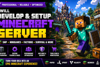 setup develop optimize minecraft server msp modpark plugin papermc spigot java