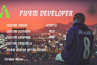 create and customize your fivem qbcore or esx server