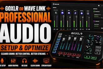 setup goxlr or wave link for streaming and gaming audio