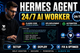 install and setup hermes agent openclaw with claude code ai agent  vps mcp