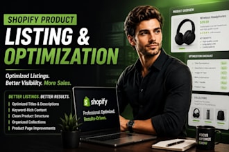 optimize shopify product SEO, product listings and product page optimization