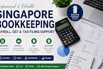 do singapore bookkeeping, payroll, gst and tax filing support