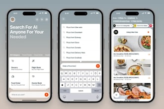 develop food ordering app, self ordering kiosk app, loyalty wallet app, pos app