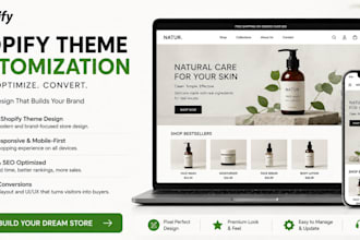 do shopify theme customization, custom theme coding and shopify bug fix