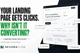 audit your landing page for cro and find conversion leaks