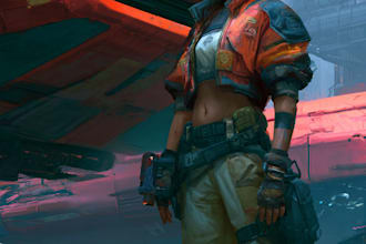 sci fi character illustration or sci fi character