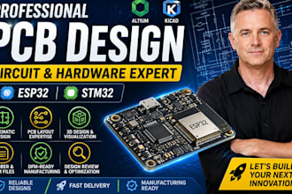 esp32 pcb design, circuit schematics layout, 3d design, pcb layout stm32 bom,iot
