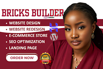 redesign bricks builder wordpress website design elementor figma to wordpress