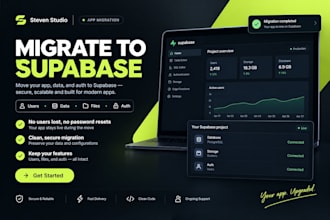 replit to supabase bolt to supabase base44 to supabase migrate nextjs migration