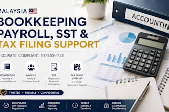 do malaysia bookkeeping, payroll, sst and tax filing support