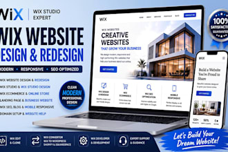 wix website redesign, wix studio, convert wix website design wix edit wix site