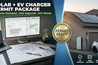 design your solar battery and ev charger permit package
