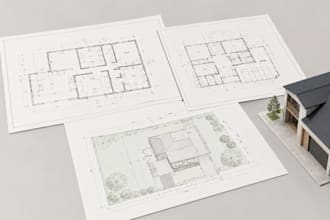 do deck permit drawing, garage , autocad, adu site plan and house plans