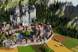 build a custom minecraft map, world, or adventure map