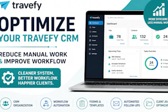 optimize your travefy CRM to reduce manual work and improve workflow