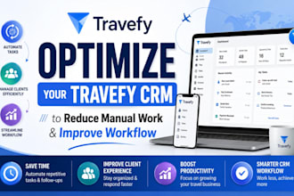 optimize your travefy CRM to reduce manual work and improve workflow