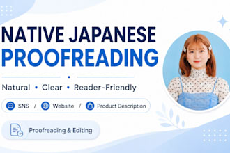 proofread and improve your japanese naturally