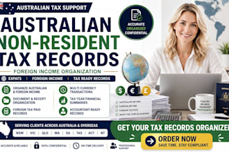 organize australian non resident foreign income  tax records