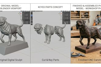 cut split key your stl file to cnc design svg cut file laser ready file
