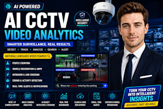 build ai cctv video analytics with natural language video search people counting