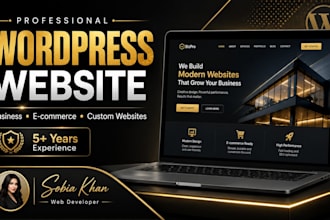 design a luxury business wordpress website