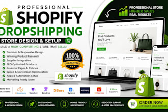 build shopify website development dropshipping store via spocket syncee avasam