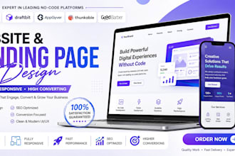 build teleporthq draftbit appgyver thunkable goodbarber website landing page