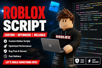 be your roblox scripter expert roblox scripting for lua scripting and bug fixes