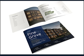 design real estate property marketing offering memorandum brochure or prospectus