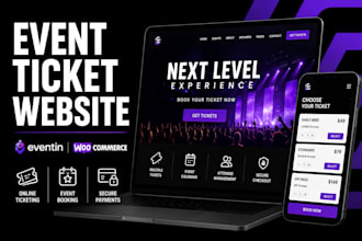 event ticket website online ticket event booking  with eventin and woocommerce