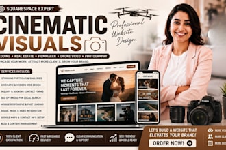 design real estate filmmaker wedding photography drone videography website SEO