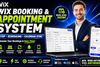 setup wix booking wix appointment booking scheduling calendar sync system mobile