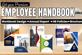 write and design employee handbook, HR policies, sops and job description