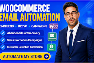 setup woocommerce email marketing automation campaign omnisend brevo