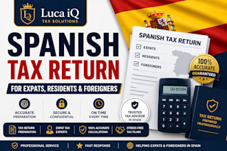 prepare your spanish tax return for expats, residents and foreigners