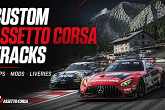create immersive assetto corsa maps with realistic livery designs