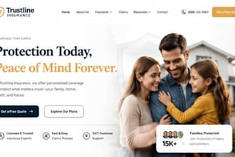 design squarespace insurance agency website insurance broker financial website