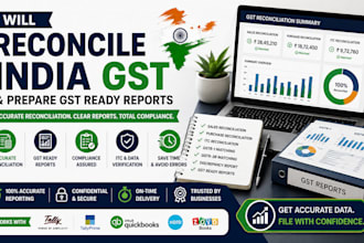 reconcile india gst and prepare gst ready reports