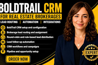 set up boldtrail CRM lead routing and automation for real estate brokerages