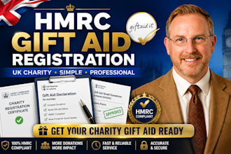 register your UK charity for hmrc gift aid and tax exemption
