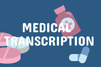 help you do a medical transcription process in 48hrs